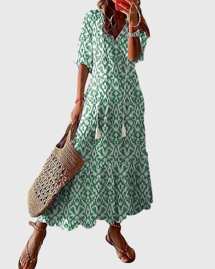 Heather™ | Vintage Boho Maxi Dress