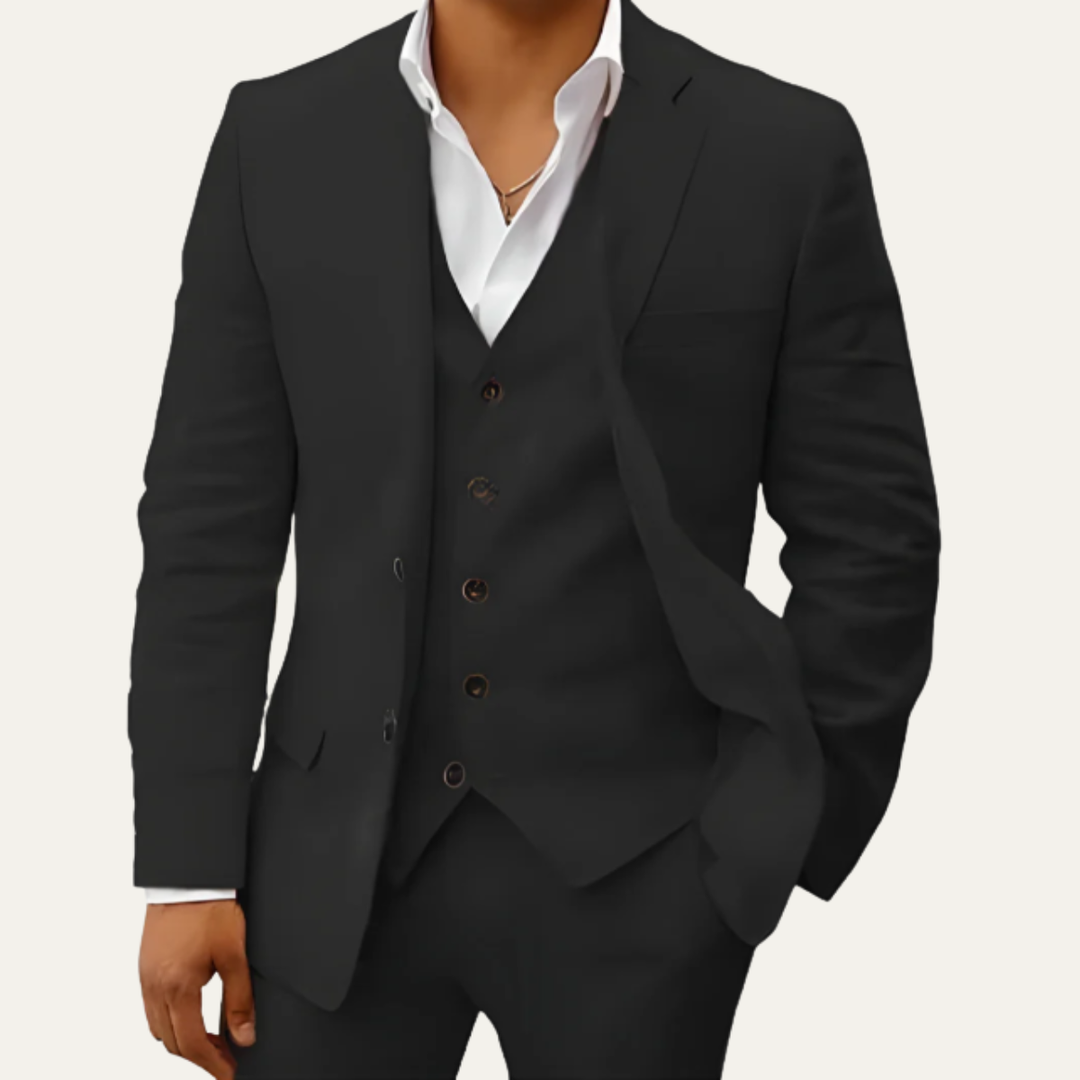 Michael Sydney men's summer set, front view
