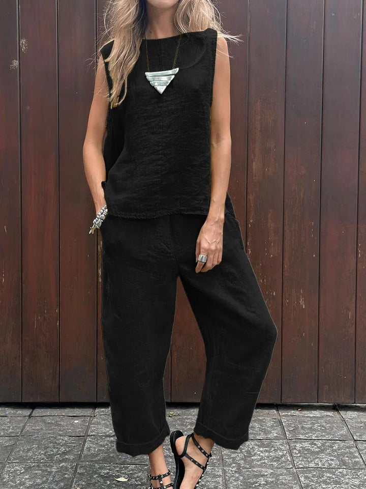 Cindy™ | Relaxed Sleeveless Set