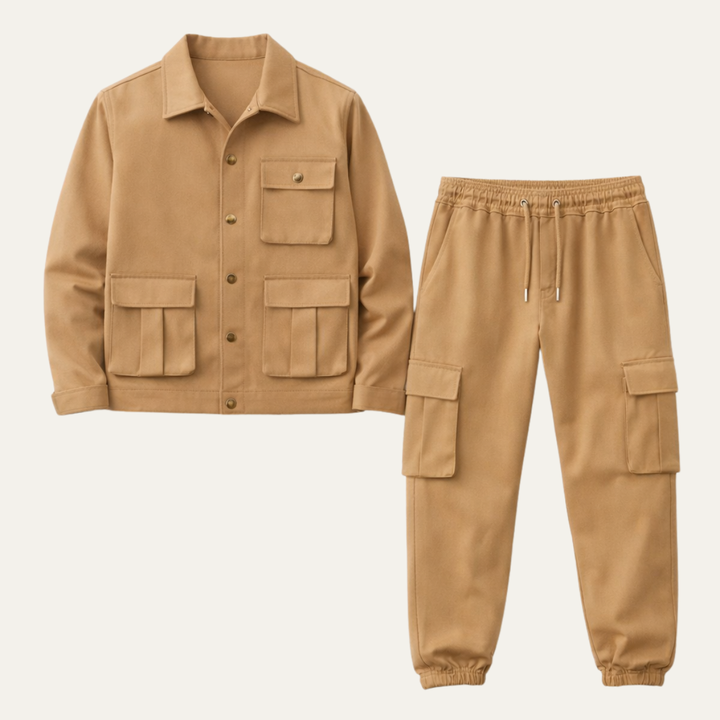 Michael Sydney men's summer set, front view