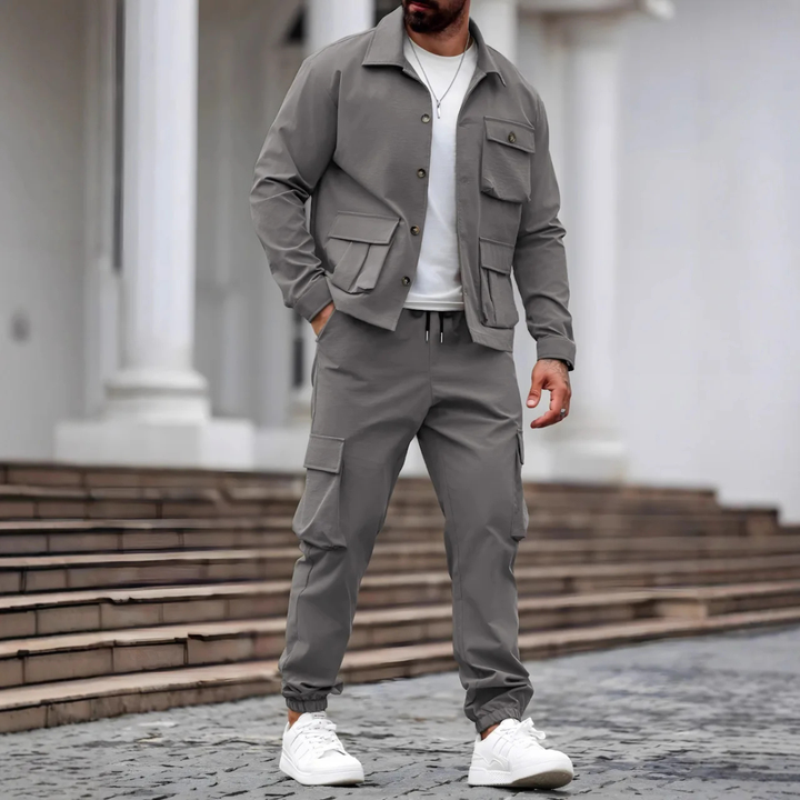 Michael Sydney men's summer set, front view