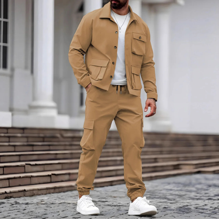Michael Sydney men's summer set, front view