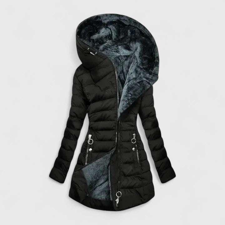 Hazel™ | Soft-Lined Hooded Coat