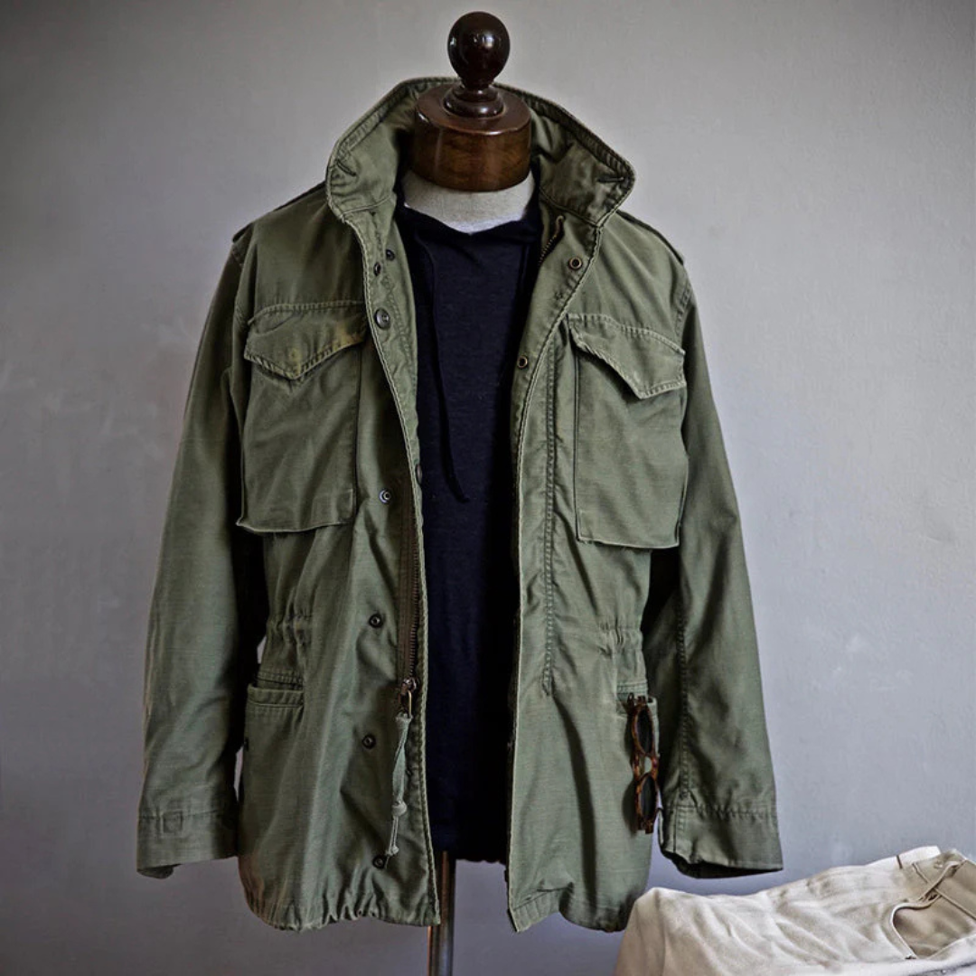 Michael Sydney men's field jacket, front view