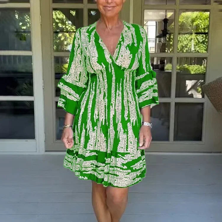 Lynn™ | Boho Print Mini Dress