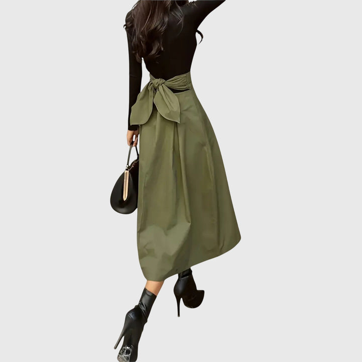 Nancy™ | Flared Midi Skirt