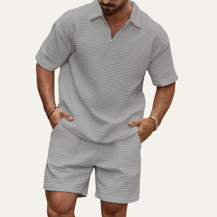 Michael Sydney men's summer set, front view