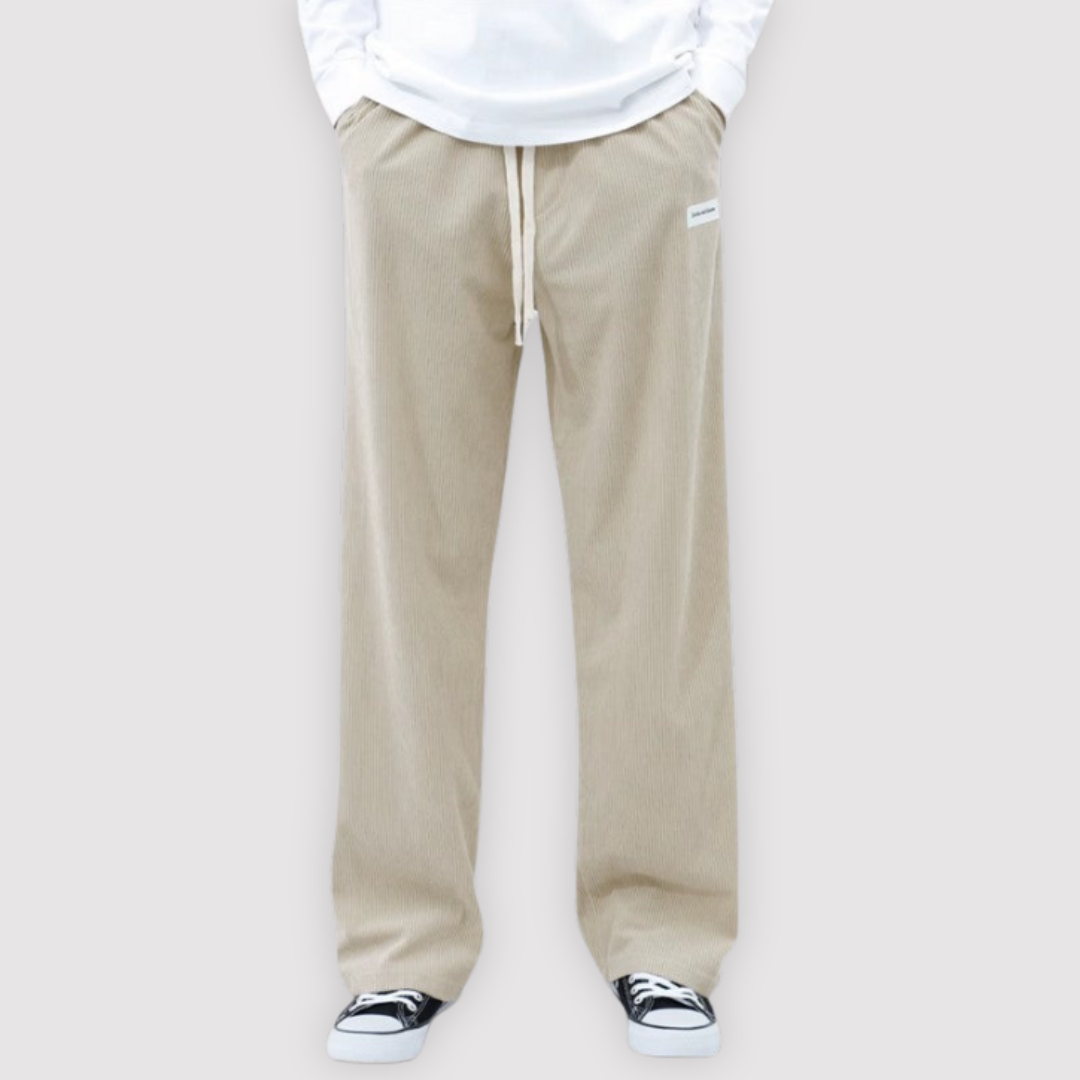 Michael Sydney men's wide-leg pants, front view