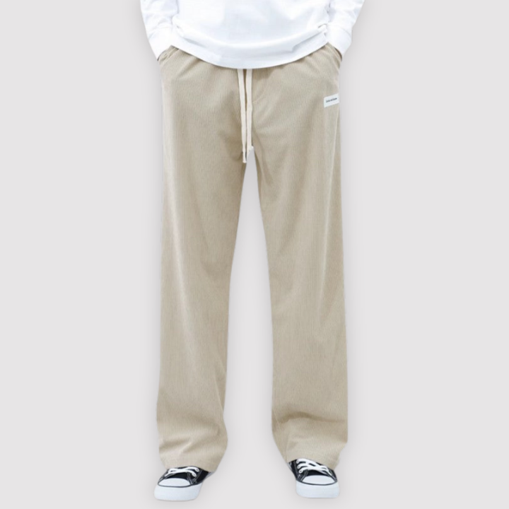Michael Sydney men's wide-leg pants, front view