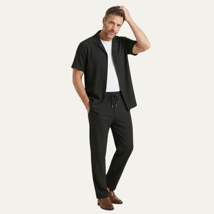 Michael Sydney men's summer set, front view