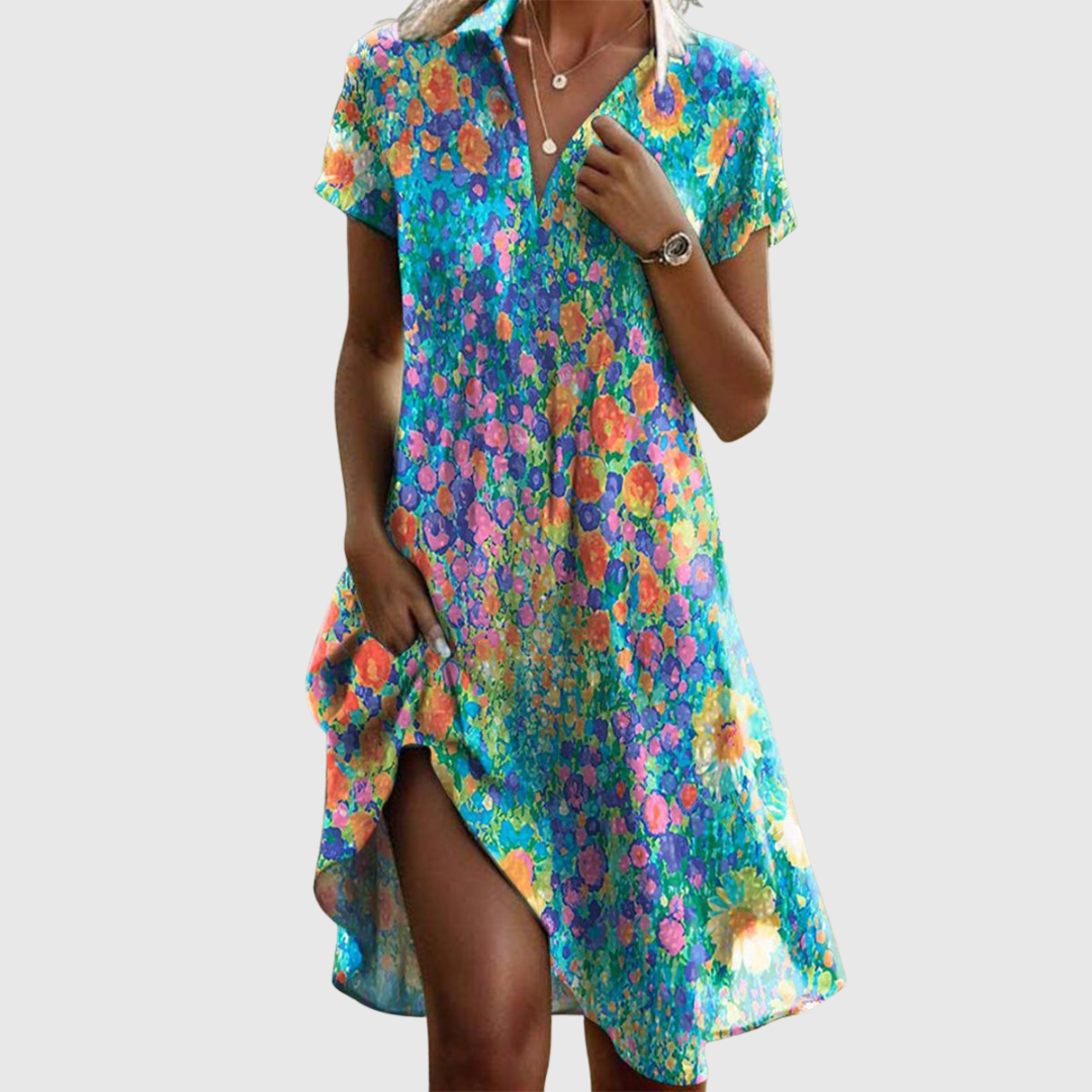 Cynthia™ | Speckled Summer Dress