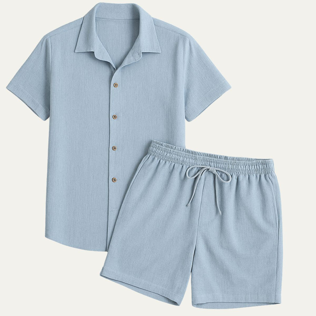 Michael Sydney men's summer set, front view