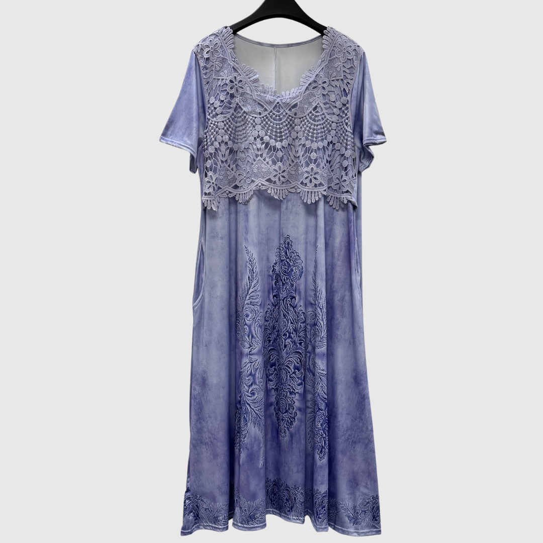 Catherine™ | Soft Floral Midi Dress