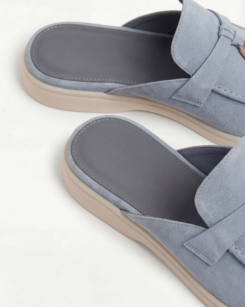 Michael Sydney men's mules Sky Blue, front view