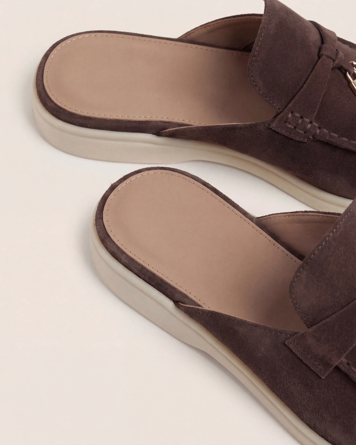 Michael Sydney men's mules Brown, front view