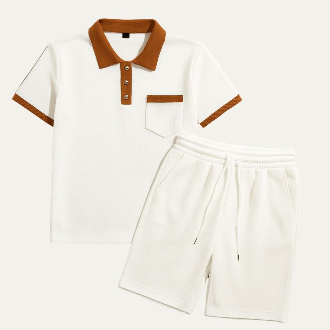 Michael Sydney men's summer set, front view