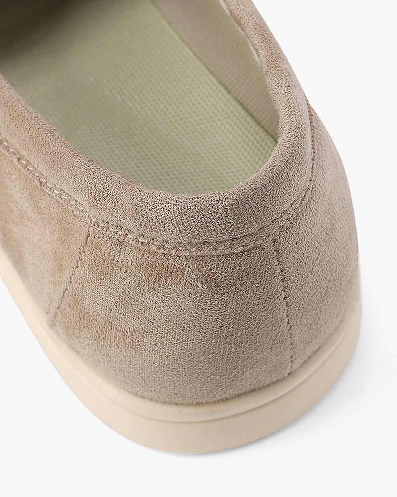 Michael Sydney men's taupe loafer, side view