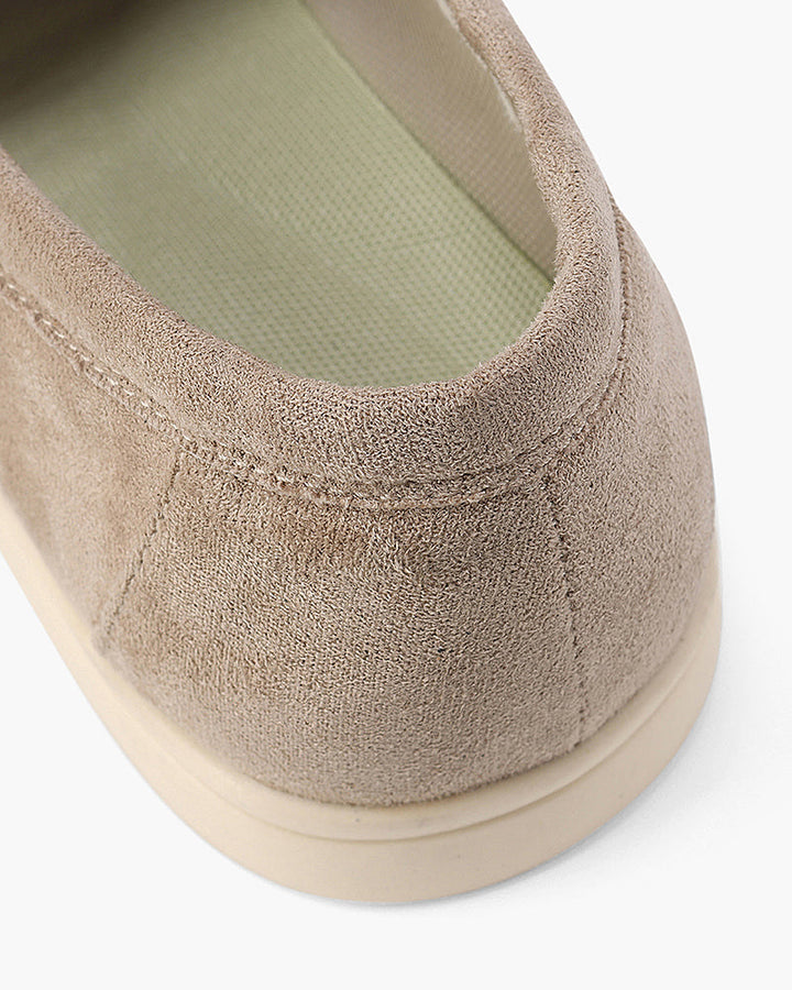 Michael Sydney men's taupe loafer, side view