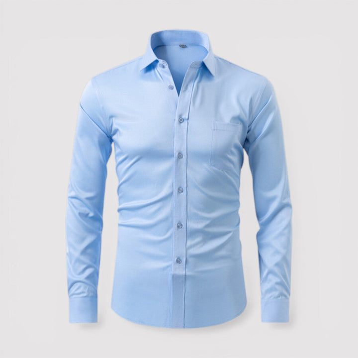 Michael Sydney men's classic collar shirt, front view