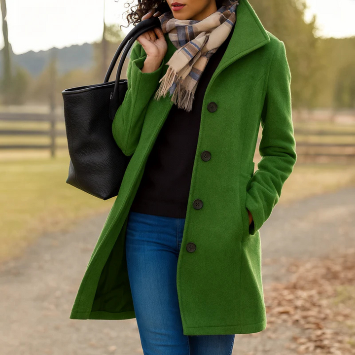 Glenda™ | Classic Buttoned Coat