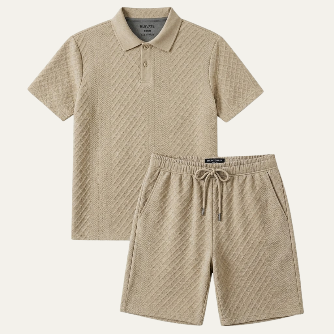 Michael Sydney men's summer set, front view