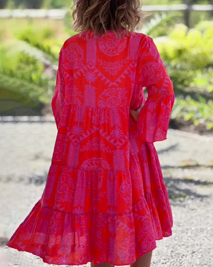 Rose™ | Boho Chic Midi Dress