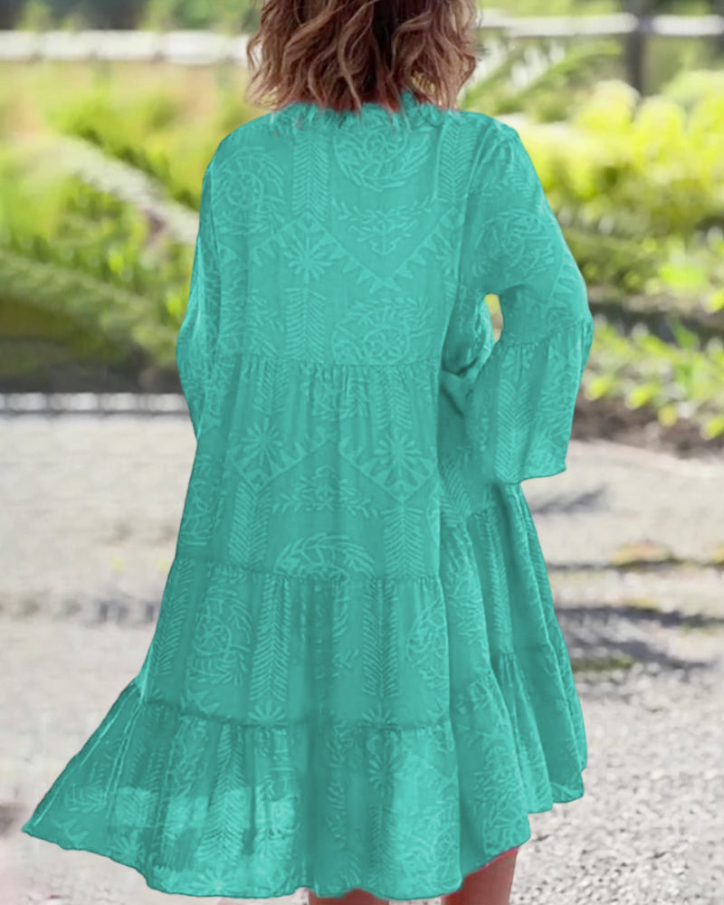 Rose™ | Boho Chic Midi Dress