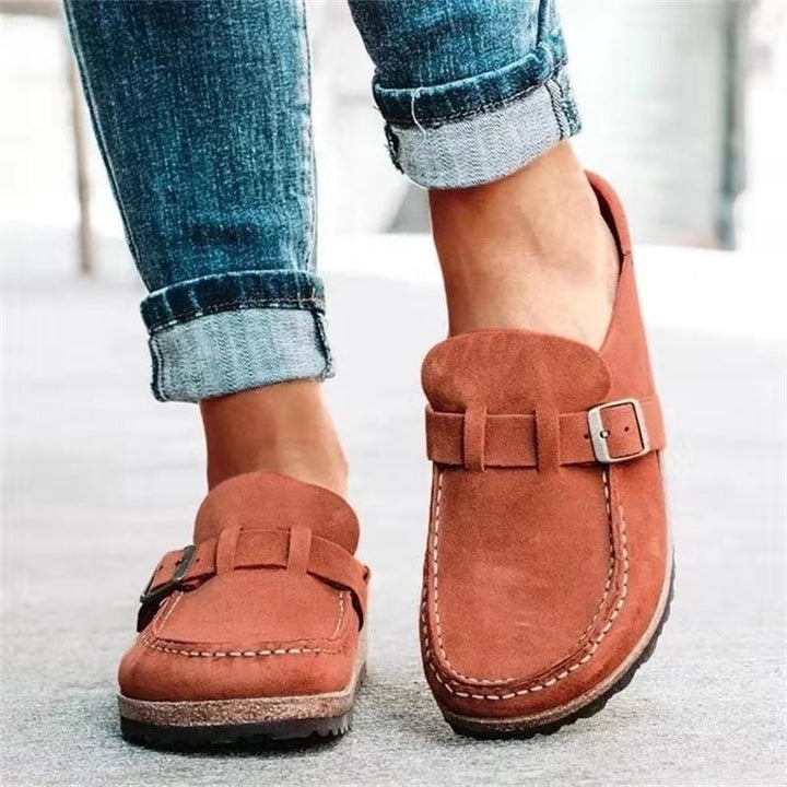 Evelyn™ | Buckle Clog Mules