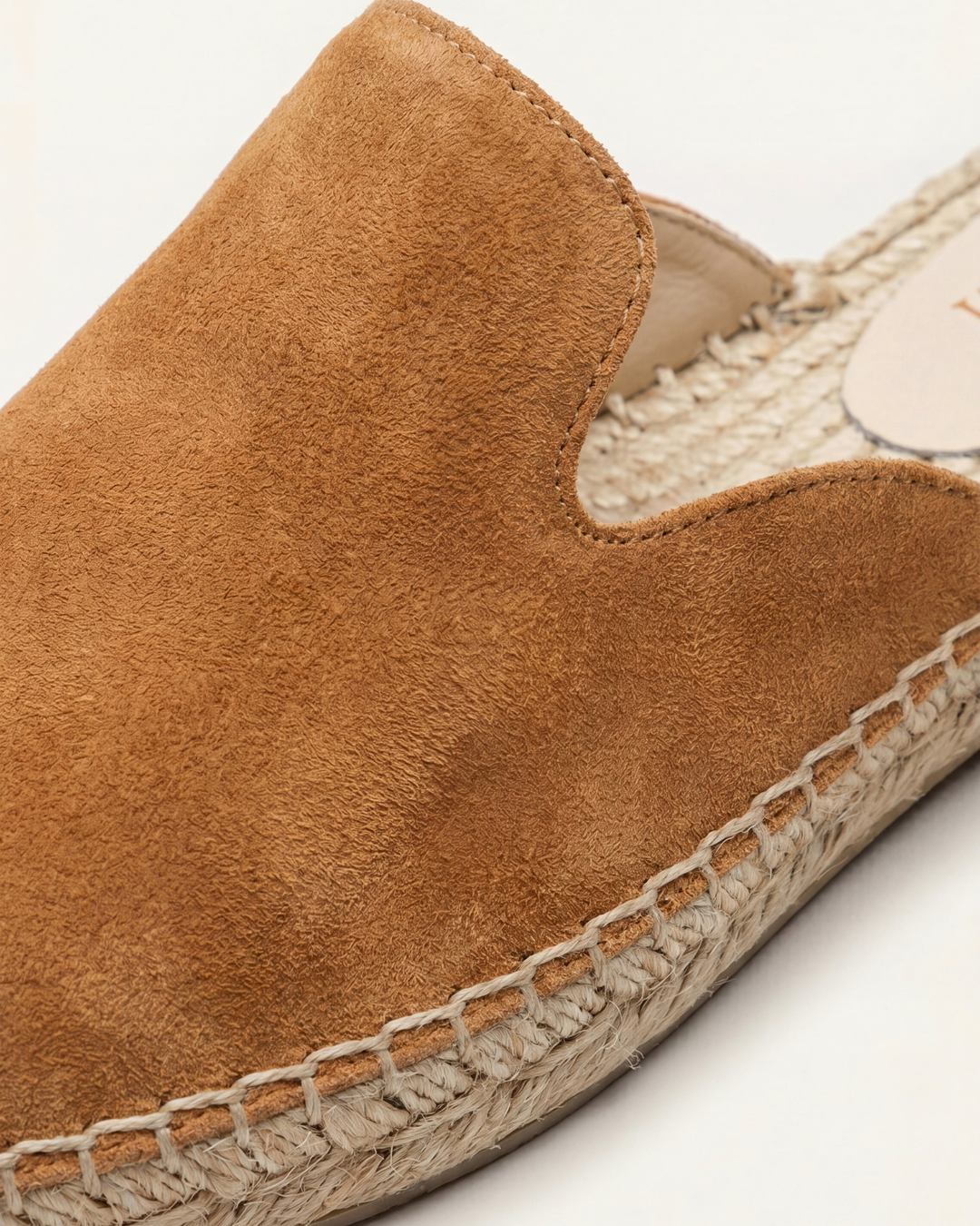 Michael Sydney men's summer mules in camel, front view