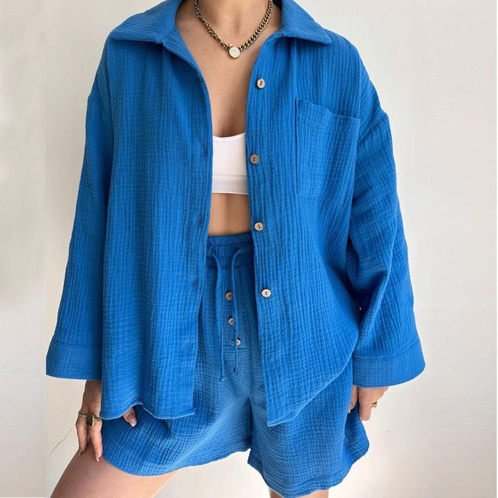Dawn™ | Airy Shirt & Shorts Set