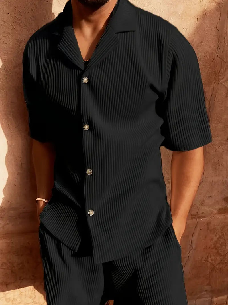 Michael Sydney men's summer set, front view