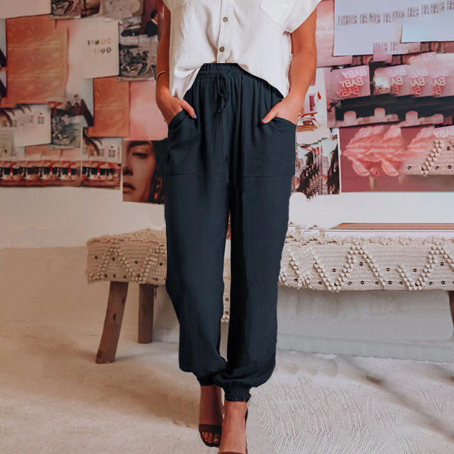 Nicole™ | Elegant Drawstring Joggers