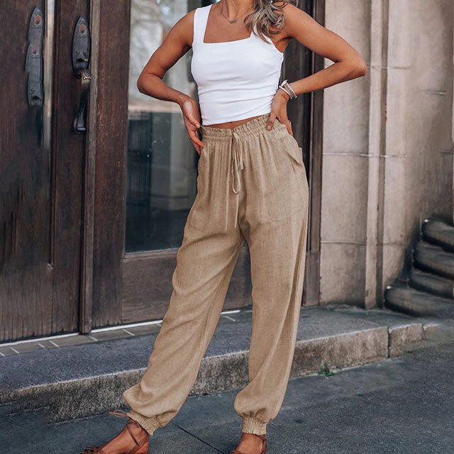 Nicole™ | Elegant Drawstring Joggers