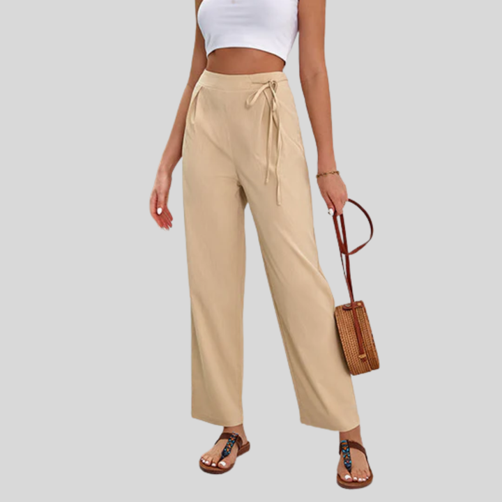 Jennifer™ | Knot-Detail Wide-Leg Pants