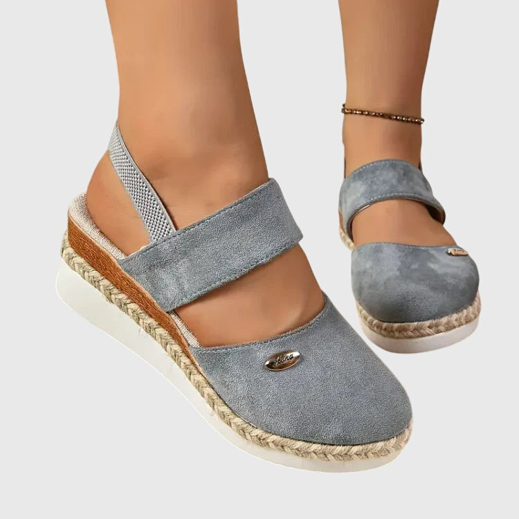 Rosalie™ | Closed Toe Wedge Espadrilles