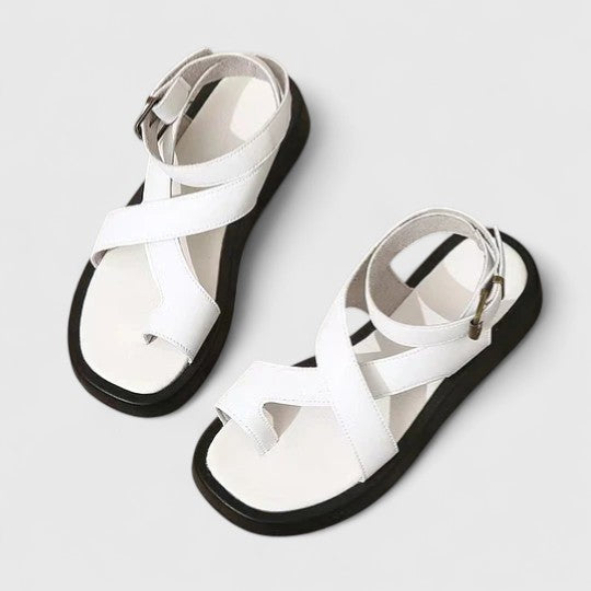 Lisa™ | Cushioned Cross-Strap Sandals