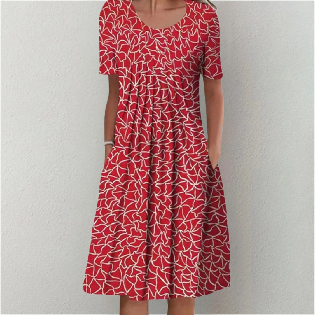 Kirra™ | Floral Midi Dress with Pockets