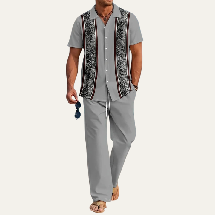 Michael Sydney men's summer set, front view