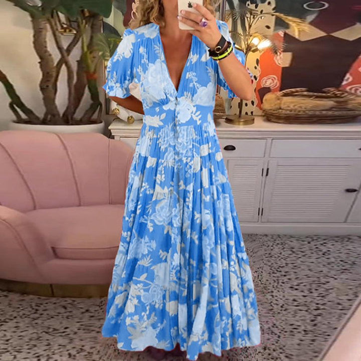 Dawn™ | Bold Floral Maxi Dress