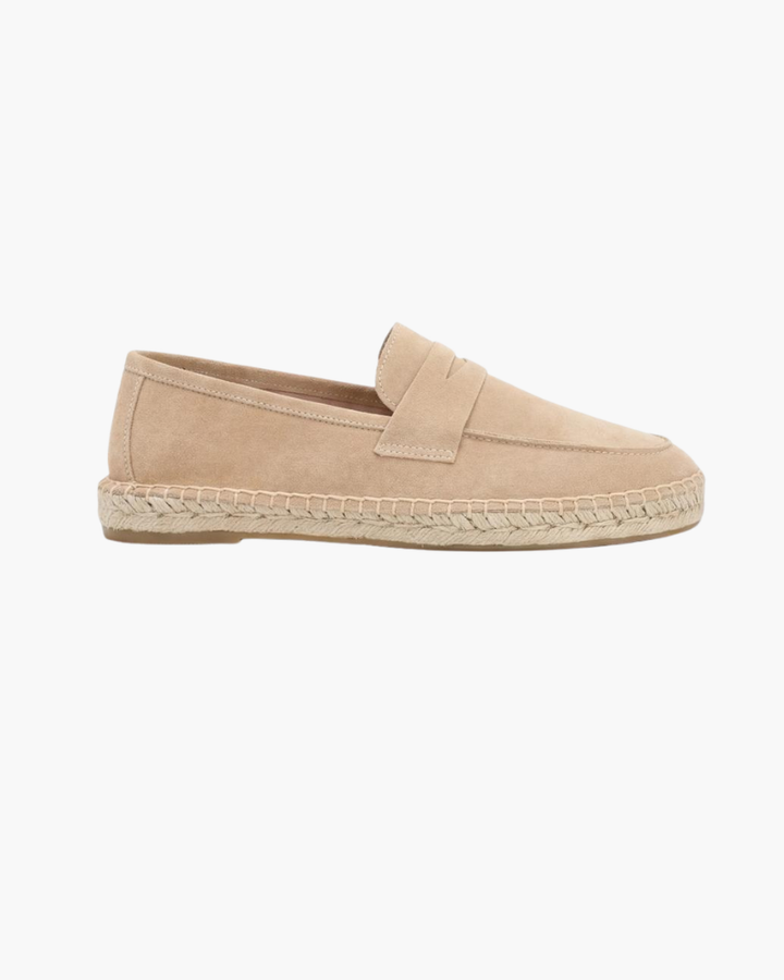Michael Sydney men's espadrille in beige, front view