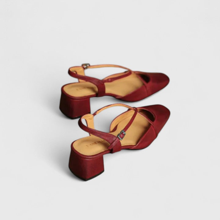 Nicole™ | Cross Strap Slingback Flats