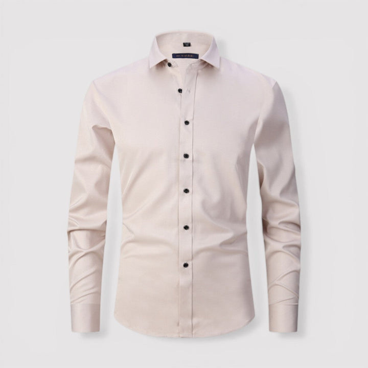 Michael Sydney men's classic collar shirt, front view