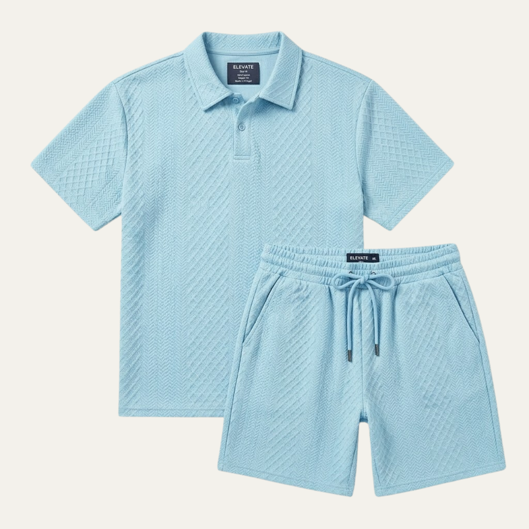 Michael Sydney men's summer set, front view
