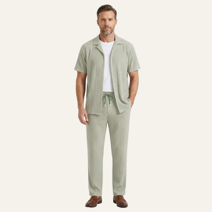 Michael Sydney men's summer set, front view