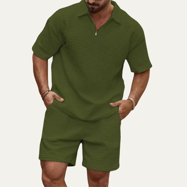Michael Sydney men's summer set, front view