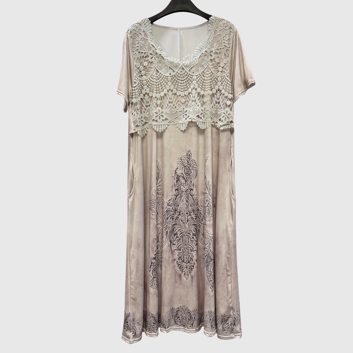 Catherine™ | Soft Floral Midi Dress