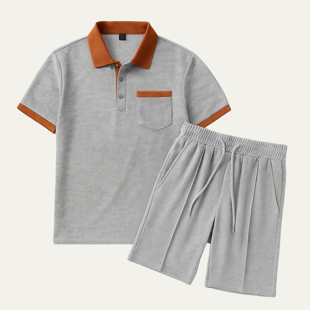 Michael Sydney men's summer set, front view