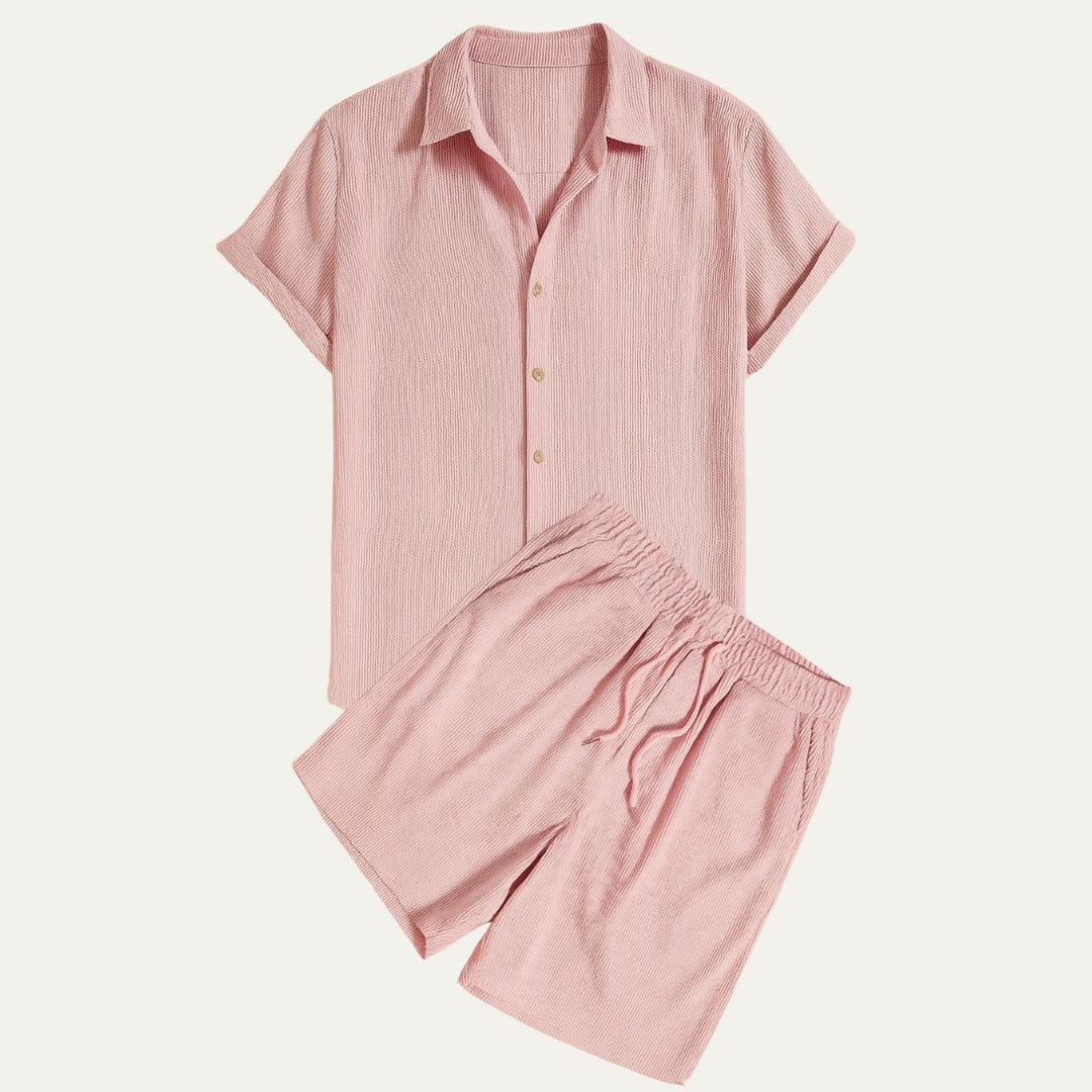 Michael Sydney men's summer set, front view