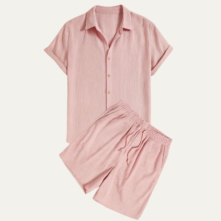 Michael Sydney men's summer set, front view