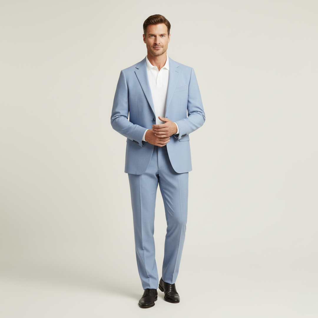 Michael Sydney men's summer set, front view